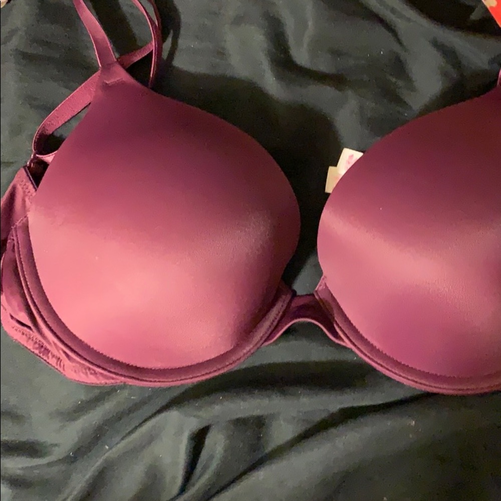 34C pink push-up bra